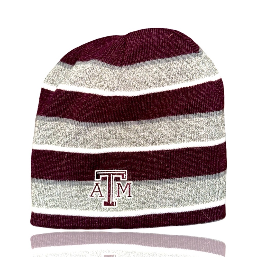 Texas A&M Aggies Reversible Beanie: OSFM: Reveille: SEC: Aggieland